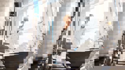 Workers In A Powder Factory