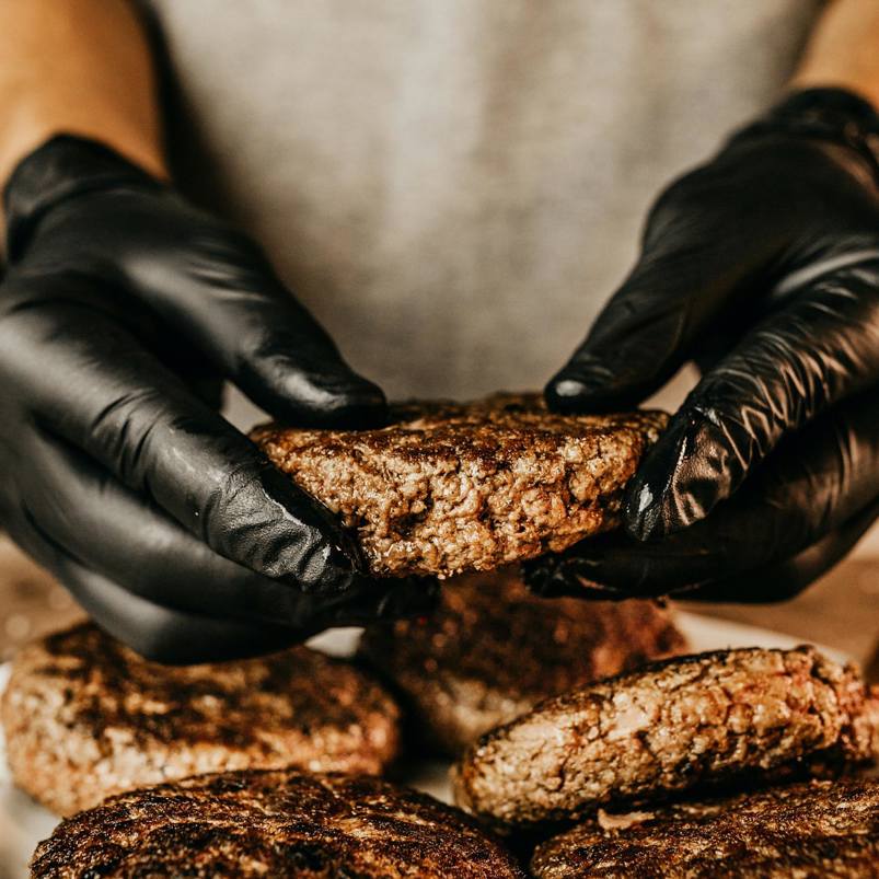 Sensory test of burger pattie