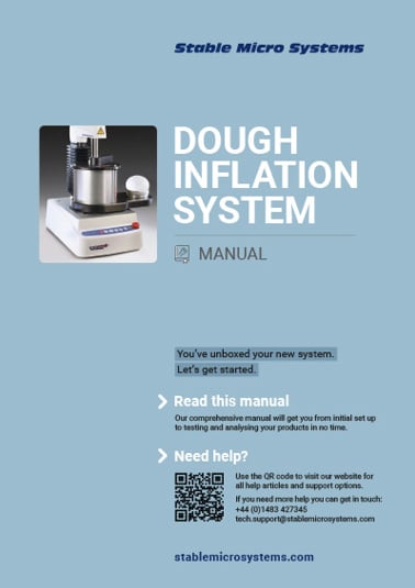 Dough Inflation System Manual