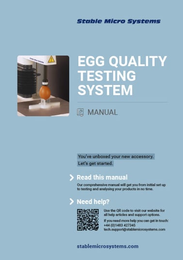 Egg Quality Testing System Manual