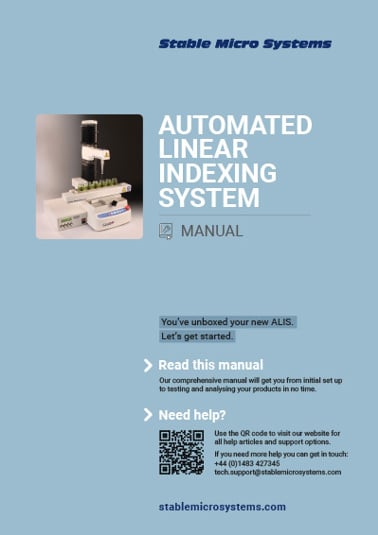 Automated Linear Indexing System Manual