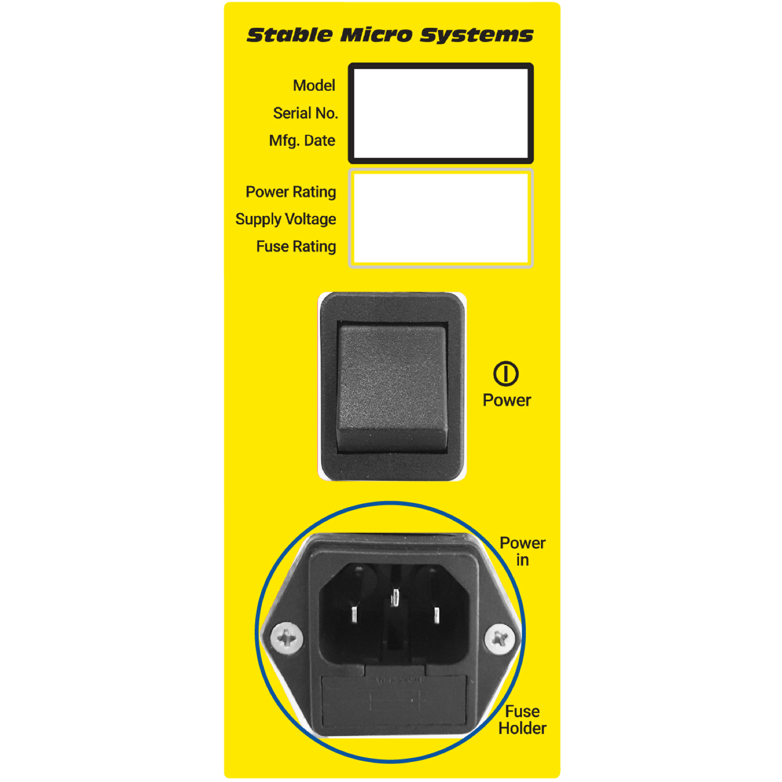 Volscan Profiler plug socket