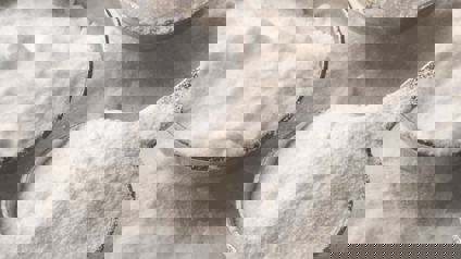 Various White Powders And Granules In Measuring Spoons