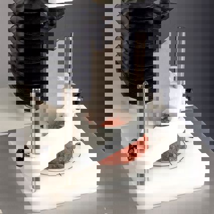 Universal Sample Clamp and burger