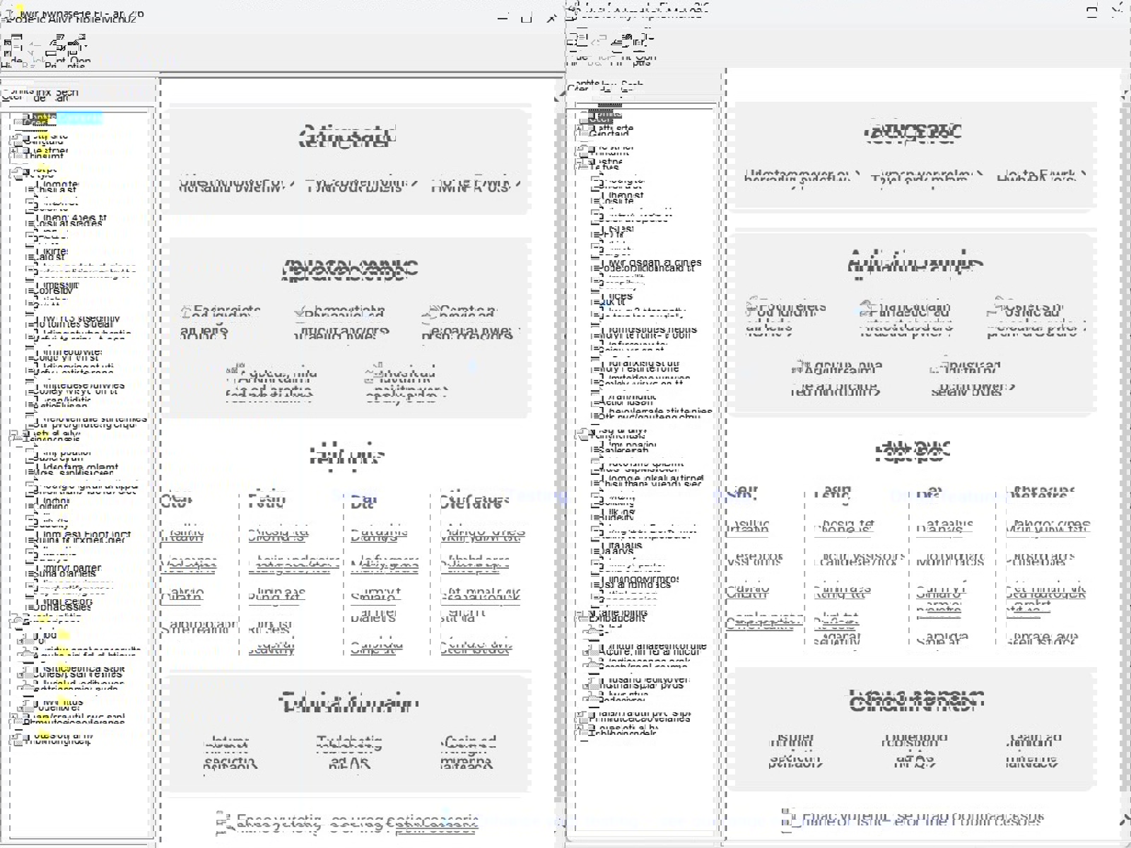 Screenshot showing dedicated help file for supporting the use of the Powder Flow Analyser