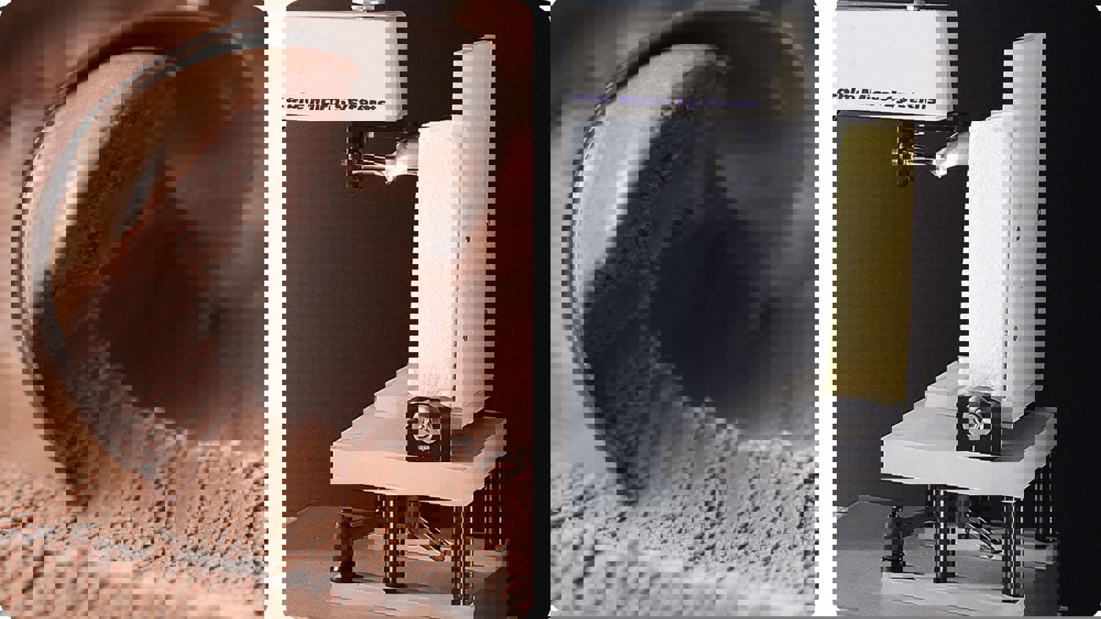 Imitative test of scooping ice cream