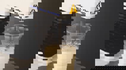 Cream Probe Attached To Texture Analyser Testing Cream