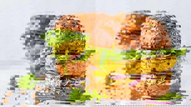 Vegan Chickpea Burgers