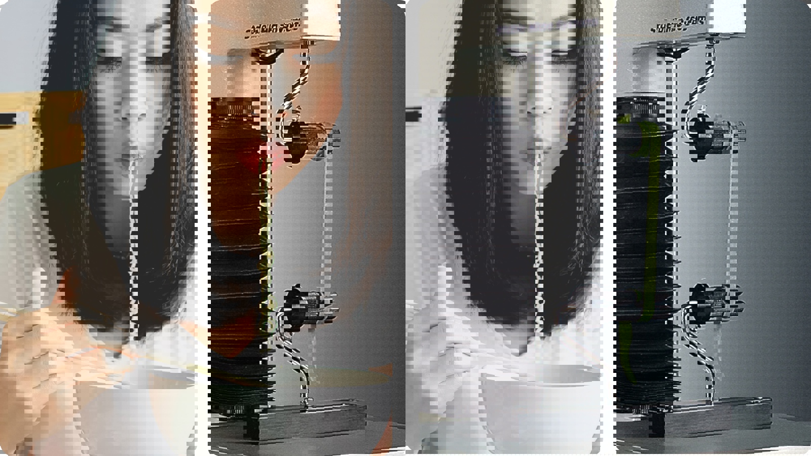 Imitative tensile test of noodles