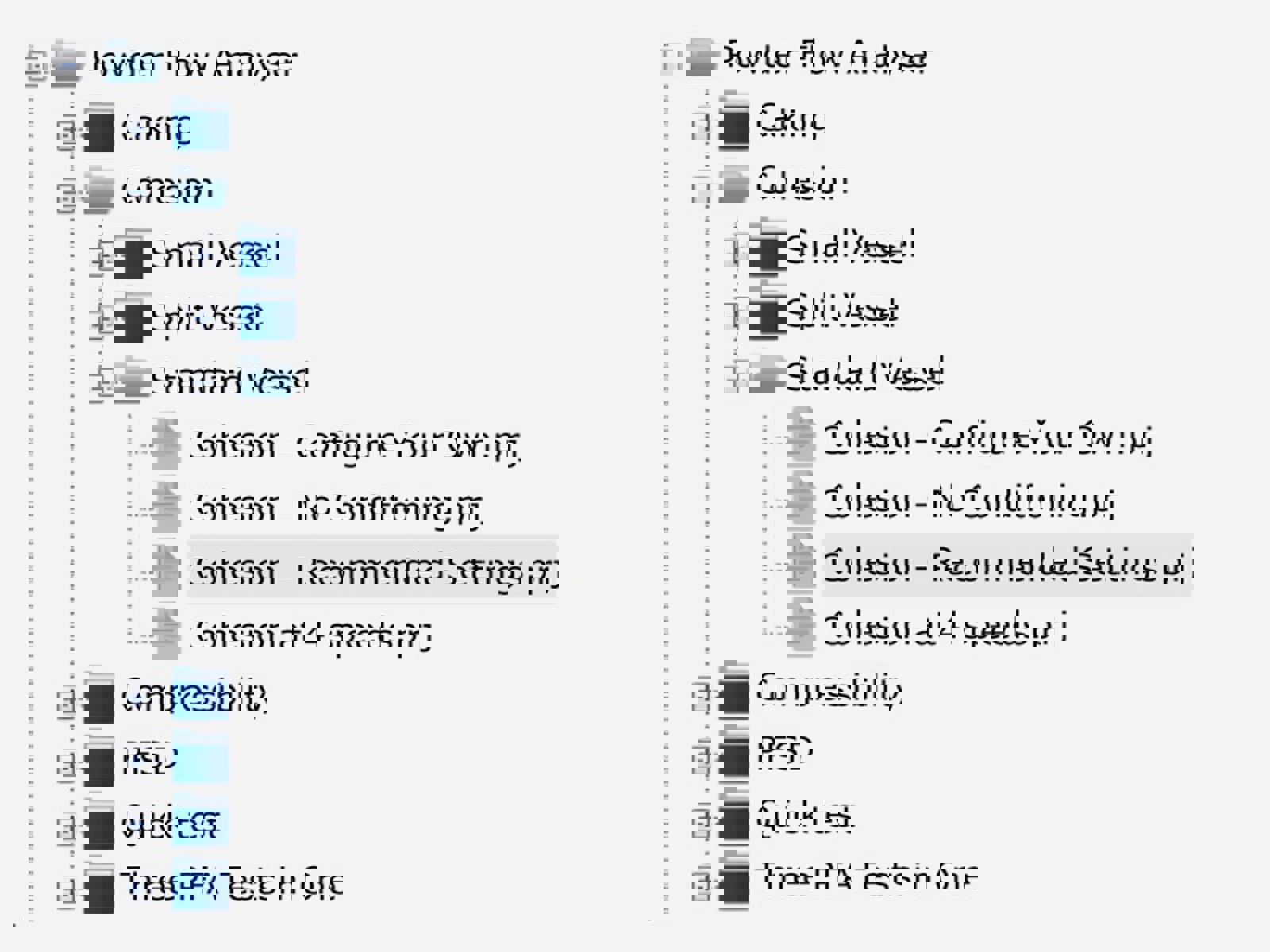 Choose your powder test in Exponent Connect software