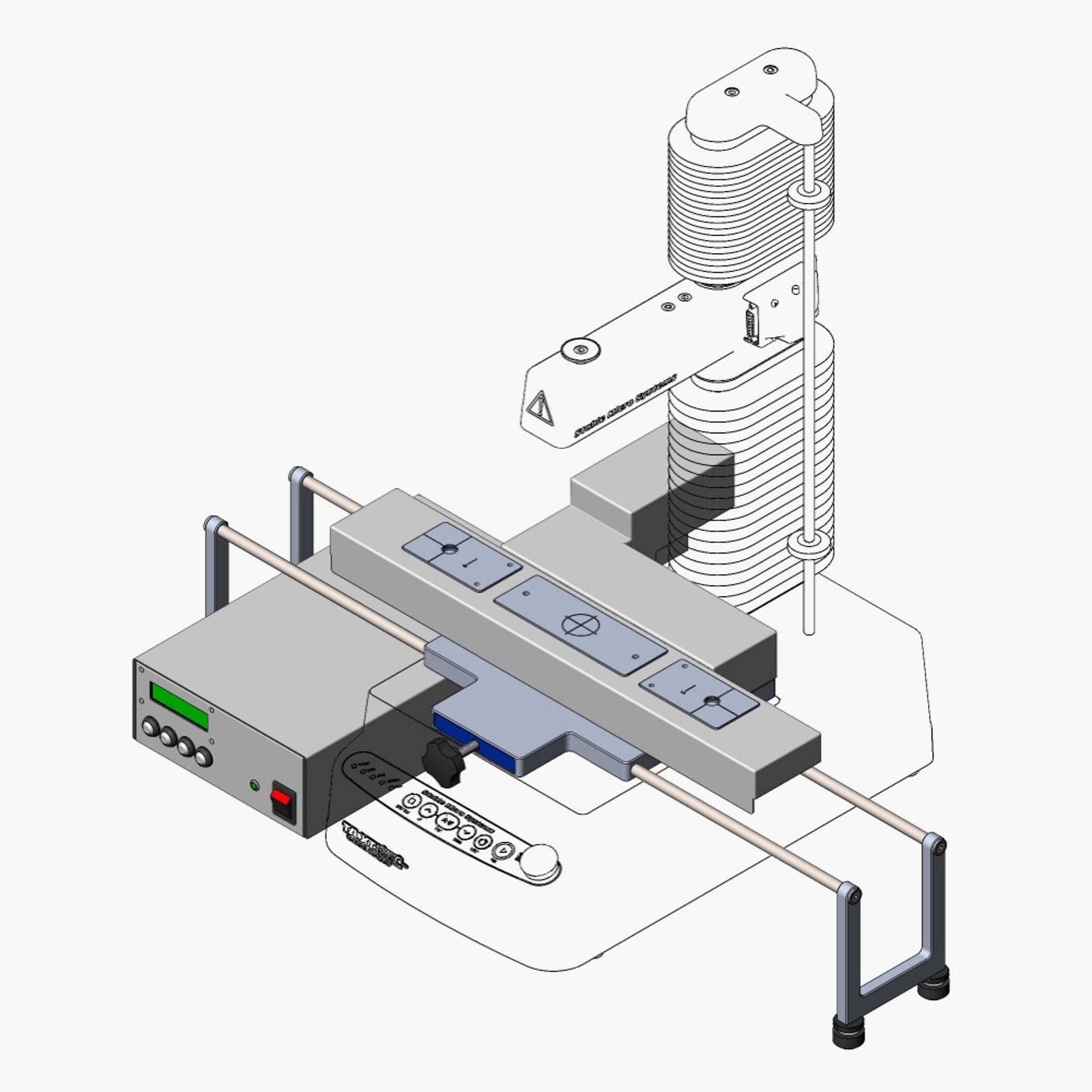 Illustration of the Automated Linear Indexing System on the Texture Analyser