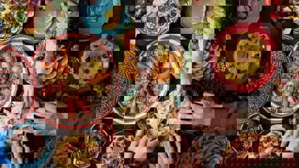 Table Full Of Maghreb Cuisine