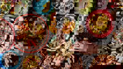 Table Full Of Maghreb Cuisine