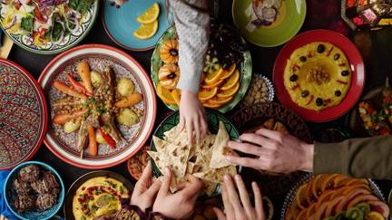 Table Full Of Maghreb Cuisine