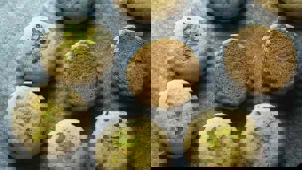 Almond Cookies Cooling On A Rack