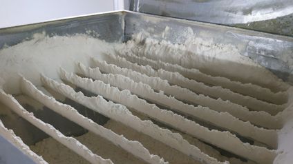 Caked Powder In A Factory
