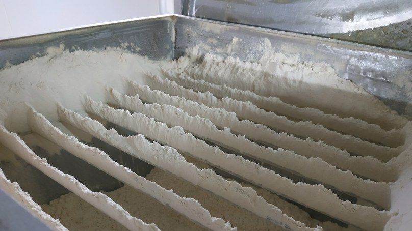 Caked Powder In A Factory