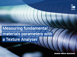 Visual Texture Testing Weird and wacky applications of a Texture Analyser for materials – part 1