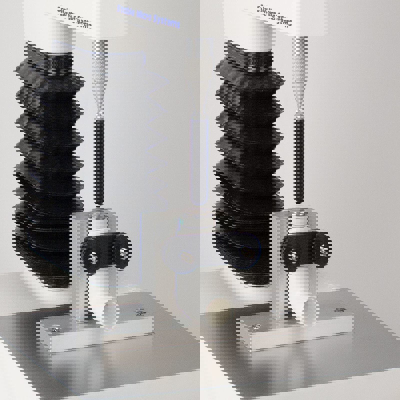 Half inch Hemispherical Probe actuating an inhaler