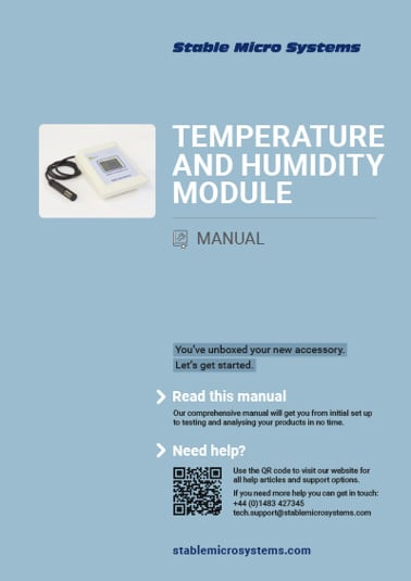 Temperature and Humidity Module Manual