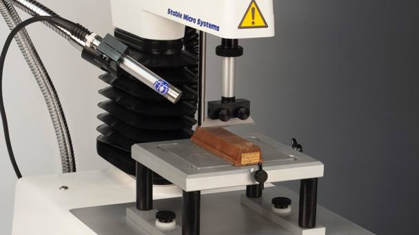 Acoustic Envelope Detector Testing Chocolate Covered Wafer