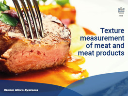 Meat and Meat Product Texture Tests | Stable Micro Systems