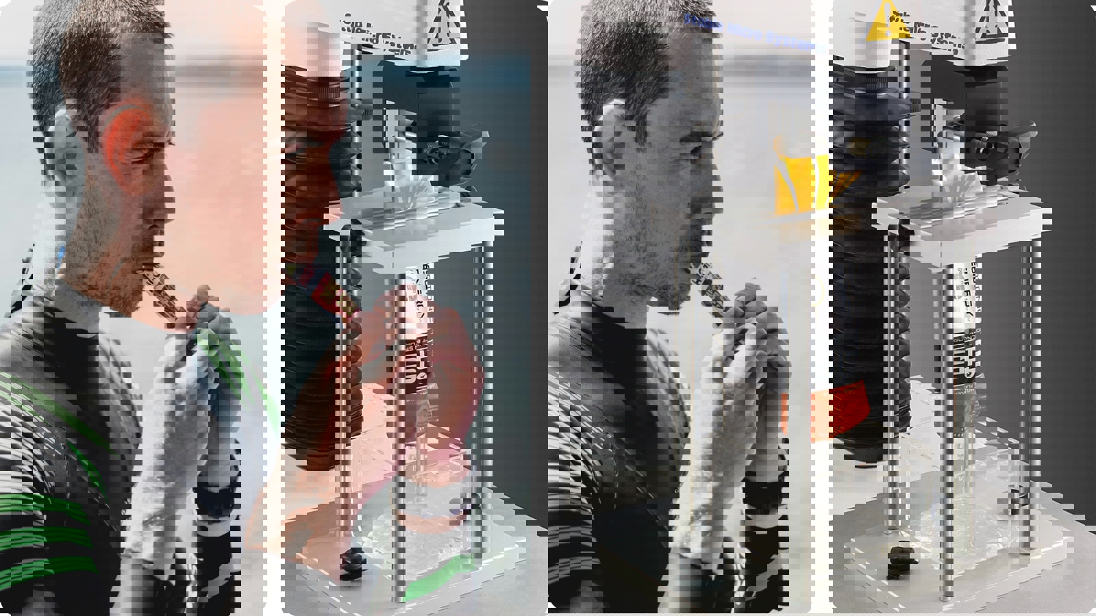 Imitative extrusion test of a sachet