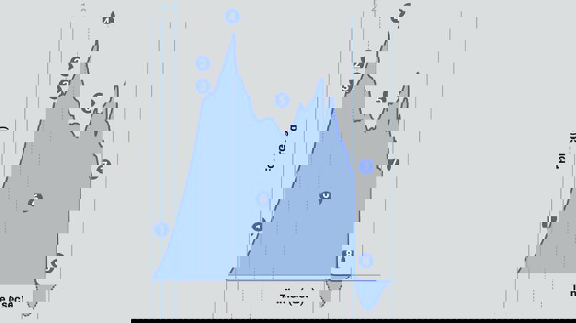 Typical Graph Showing Chewiness