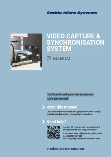 Video Capture and Synchronisation System Manual