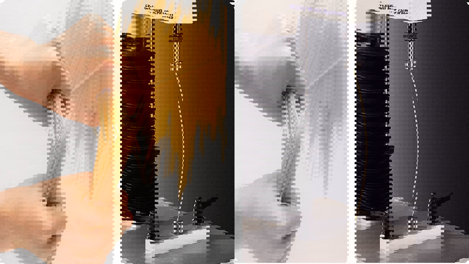 Imitative flexure test of uncooked spaghetti